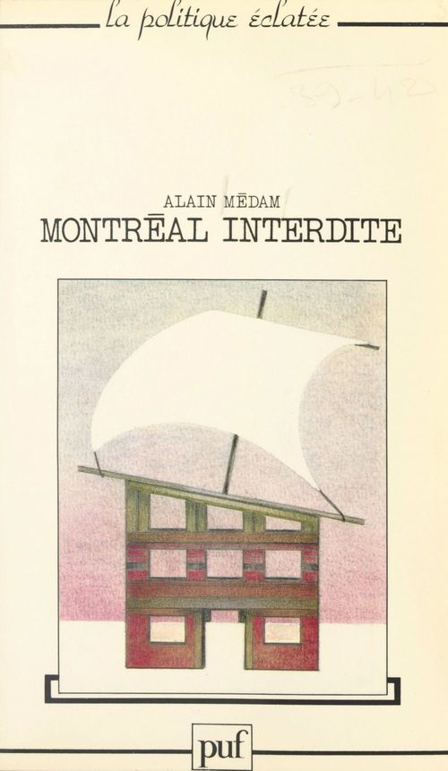 Couverture ebook de Montréal interdite, de Alain Médam