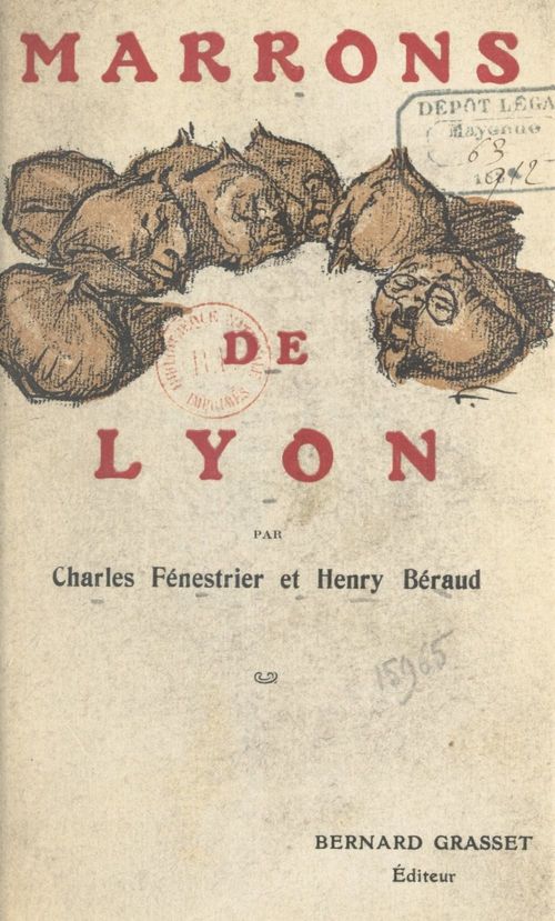 Couverture ebook de Marrons de Lyon, de Charles Fenestrier, Henry Beraud
