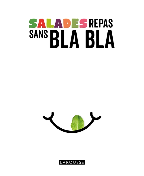 Couverture ebook de Salades repas sans bla bla, de Collectif