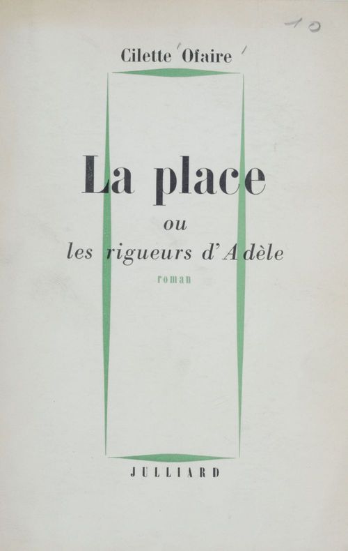 Couverture ebook de La place, de Cilette Ofaire