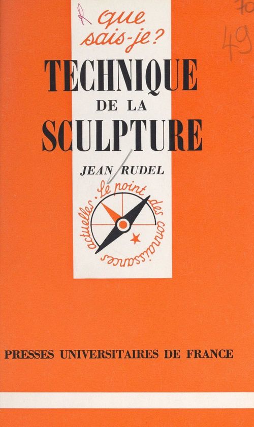 Couverture ebook de Technique de la sculpture, de Jean Rudel
