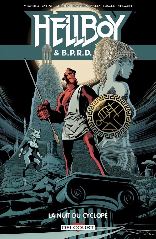 Couverture ebook de Hellboy et BPRD T08 - La nuit du cyclope, de Olivier Vatine