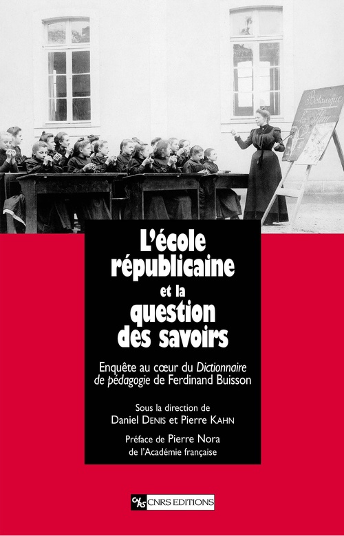 Couverture ebook de L´École républicaine et la question des savoirs, de