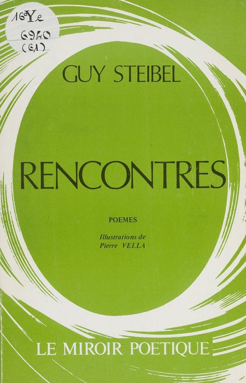 Couverture ebook de Rencontres, de Guy Steibel