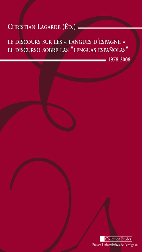 ebook cover of Le discours sur les « langues d´Espagne », by Christian Lagarde