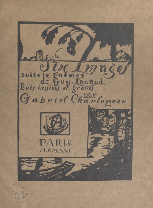 Couverture ebook de Six images, de Guy Lavaud