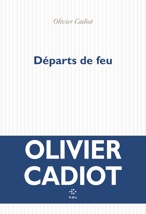 Couverture ebook de Départs de feu, de Olivier Cadiot