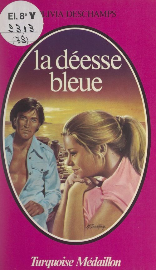 ebook cover of La déesse bleue, by Olivia Deschamps