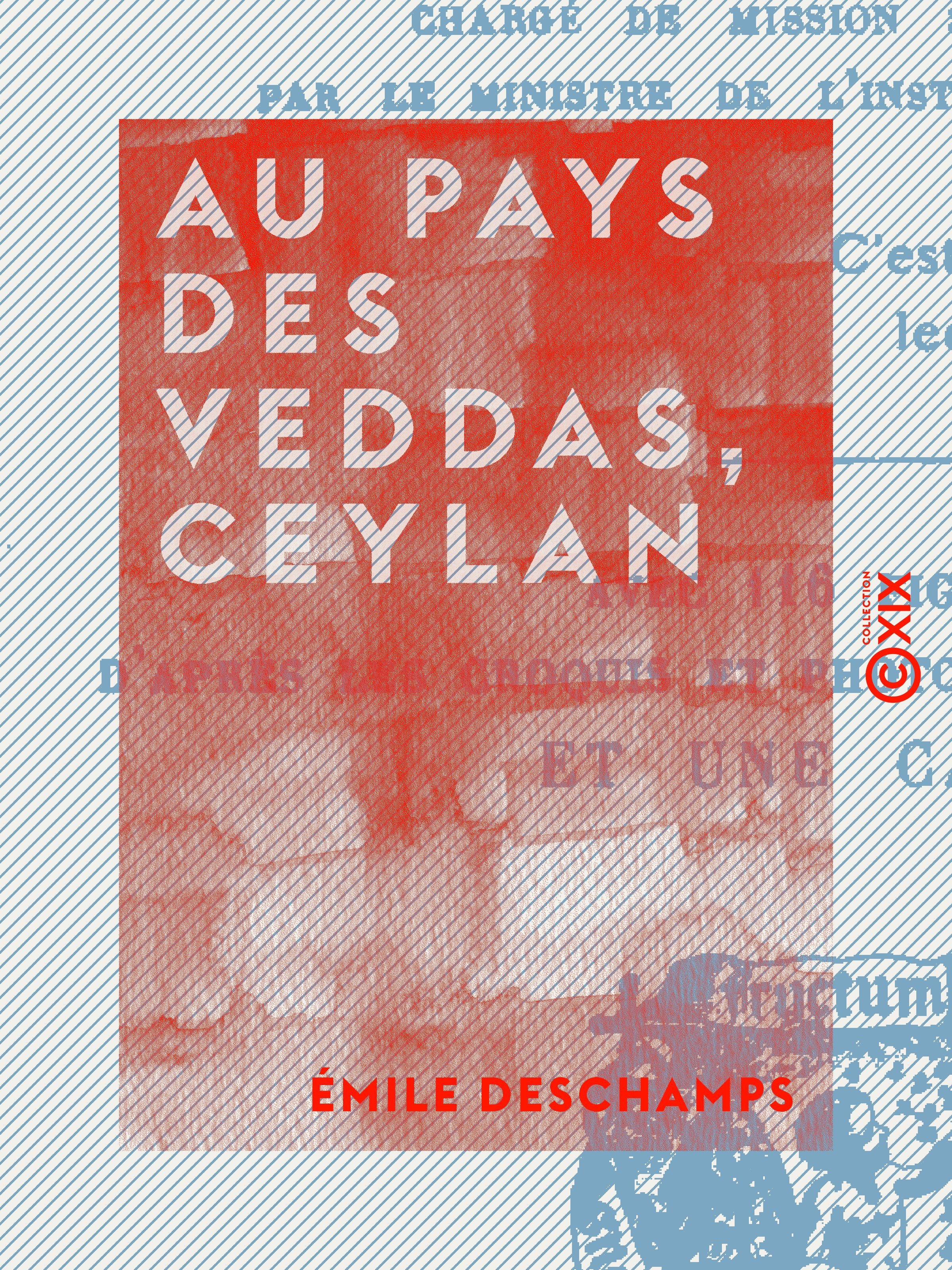 ebook cover of Au pays des Veddas, Ceylan, by Emile Deschamps