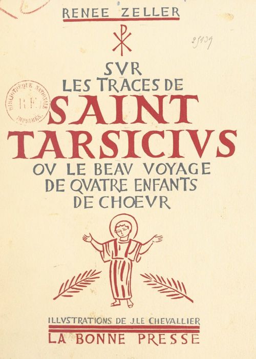 ebook cover of Sur les traces de Saint Tarsicius, by Renee Zeller