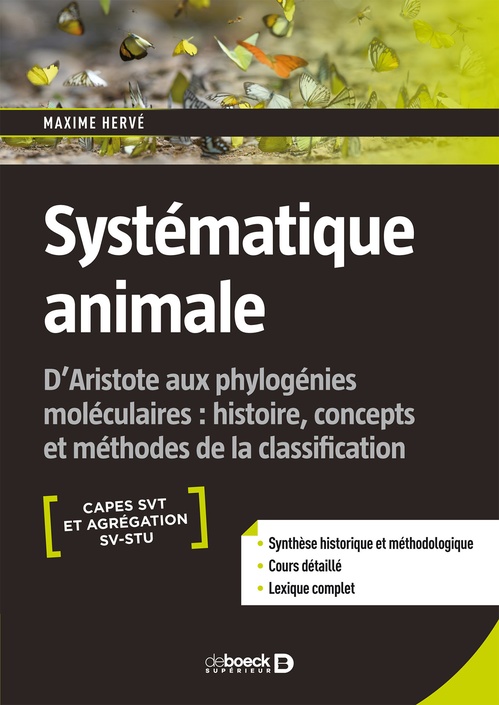 ebook cover of Systématique animale : D'Aristote aux phylogénies moléculaires, by Maxime Hervé