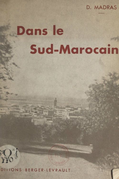 Couverture ebook de Dans le sud-marocain, de Didier Madras