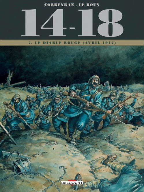 ebook cover of 14 - 18 T07 - Le Diable rouge (avril 1917), by Eric Corbeyran