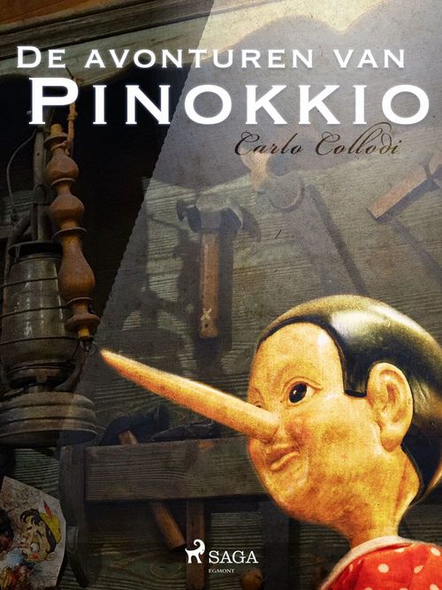 ebook cover of De avonturen van Pinokkio, by Carlo Collodi