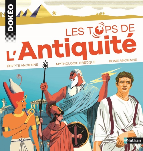 Couverture ebook de Les tops de l'antiquité, de Sandrine Mirza, Hélène Montardre