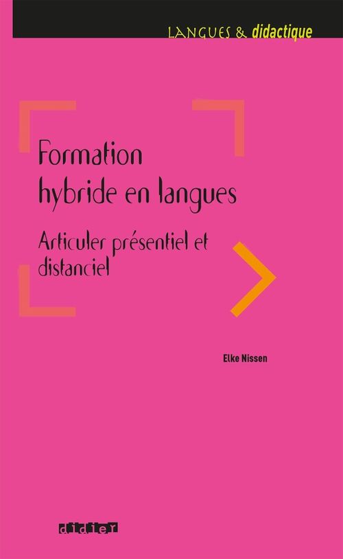 Couverture ebook de Formation hybride en langues - Articuler présentiel et distanciel - Ebook, de Elke Niessen