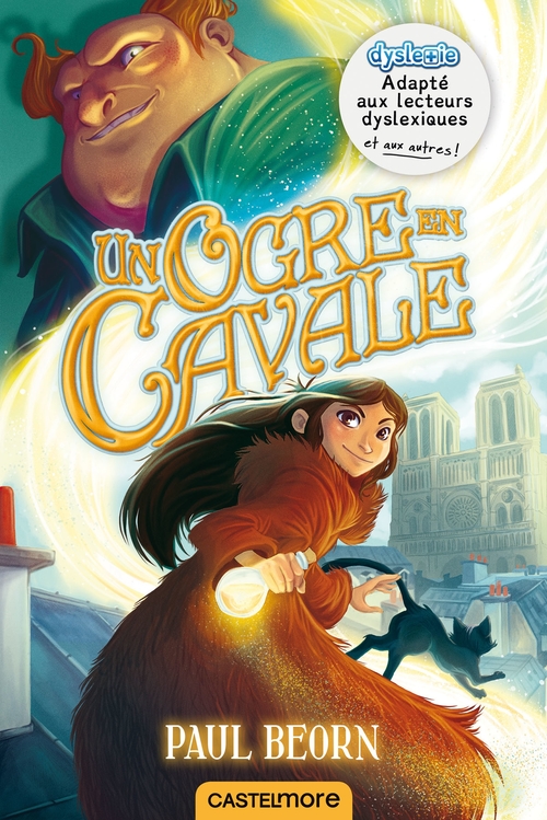 Couverture ebook de Un ogre en cavale (version dyslexique), de Paul Beorn