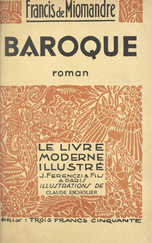 Couverture ebook de Baroque, de Francis De Miomandre