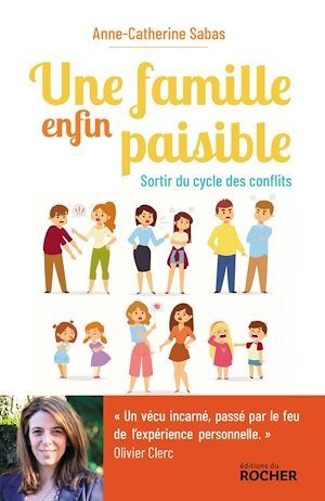 Couverture ebook de Une famille enfin paisible, de Anne-Catherine Sabas