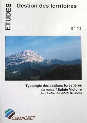 Couverture ebook de Typologie des stations forestières du massif Sainte-Victoire, de Bénédicte Boisseau, Jean Ladier
