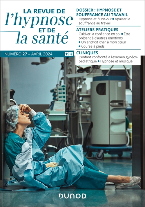 Couverture ebook de Revue de l'hypnose et de la santé N°27 - 2/2024, de Collectif
