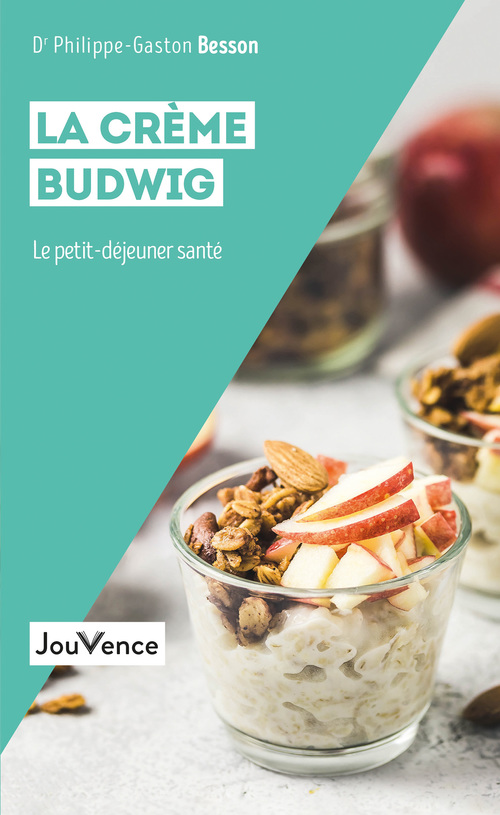 Couverture ebook de La crème Budwig, de Philippe-gaston Besson