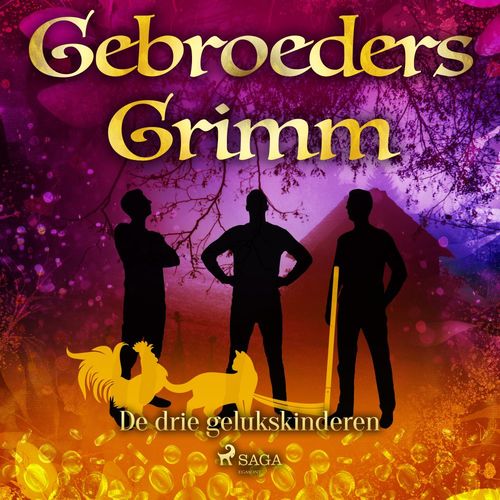 audiobook cover of De drie gelukskinderen, by De Gebroeders Grimm