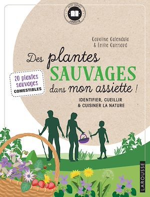 Couverture ebook de Des plantes sauvages dans mon assiette !, de Caroline Calendula, Emilie Cuissard