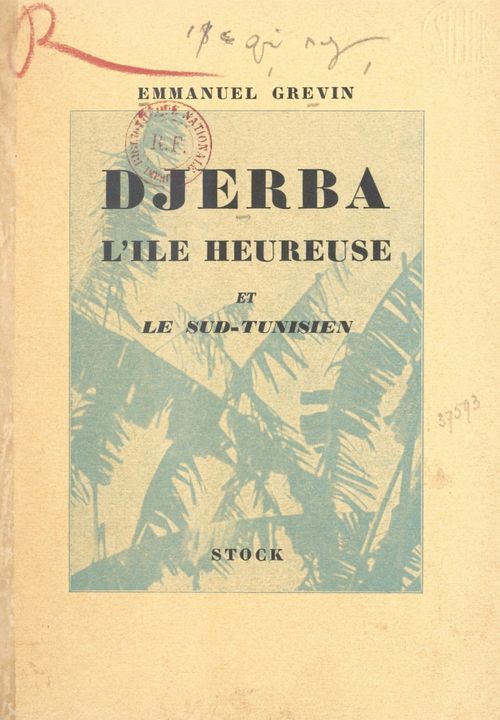 Couverture ebook de Djerba, de Emmanuel Grevin
