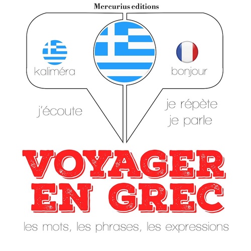 audiobook cover of Voyager en grec, by JM Gardner
