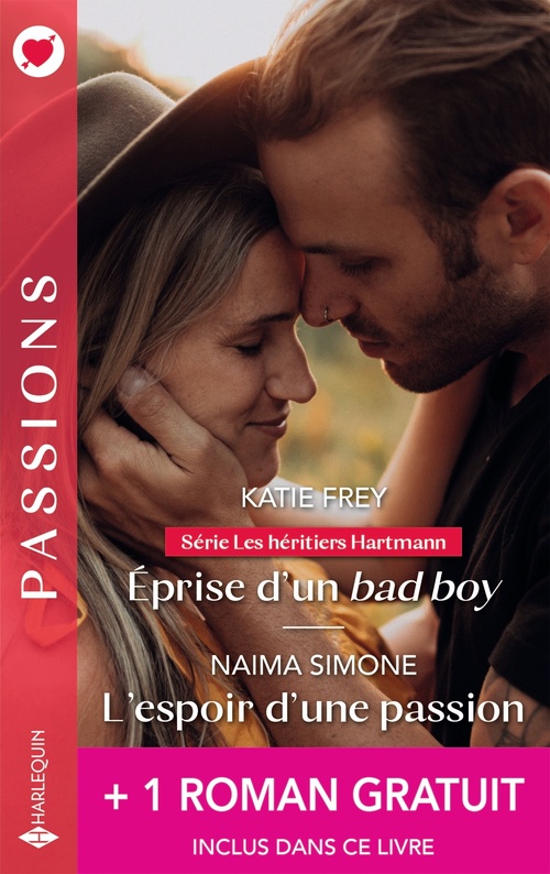 ebook cover of Éprise d'un bad boy - L'espoir d'une passion + 1 roman gratuit, by Katie Frey, Naïma Simone, Janice Maynard