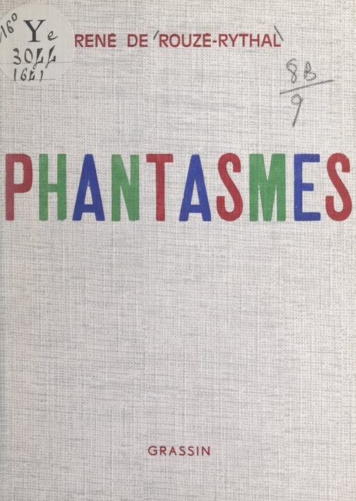 Couverture ebook de Phantasmes, de Rene De Rouze-Rythal