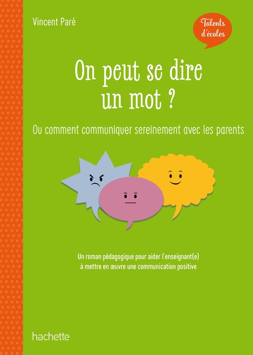 Couverture ebook de Talents d'écoles - On peut se dire un mot ? - ePub FXL - Ed. 2022, de Vincent Paré