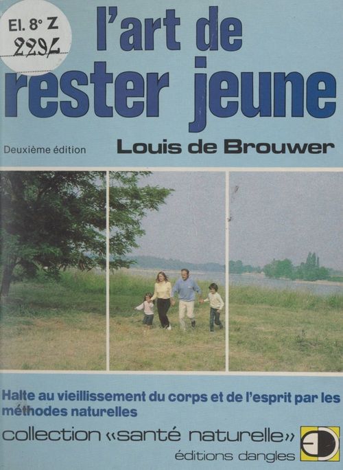 Couverture ebook de L'art de rester jeune, de Louis De Brouwer