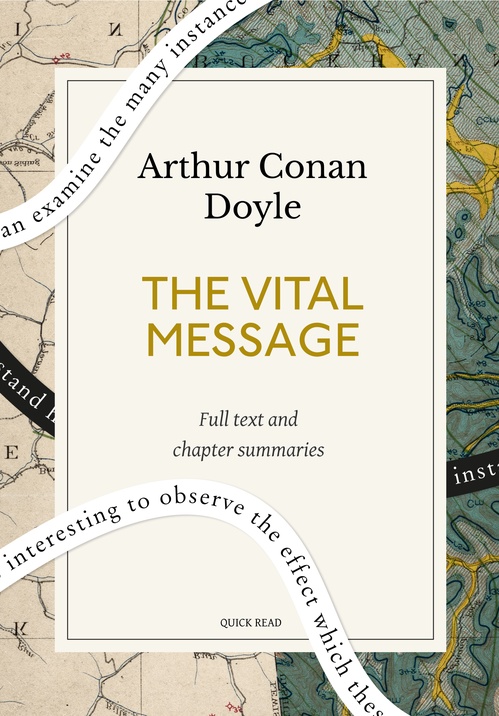 ebook cover of The Vital Message: A Quick Read edition, by Arthur Conan Doyle, Quick Read
