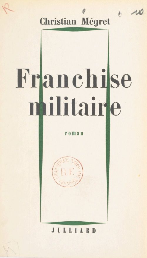 ebook cover of Franchise militaire, by Christian Megret