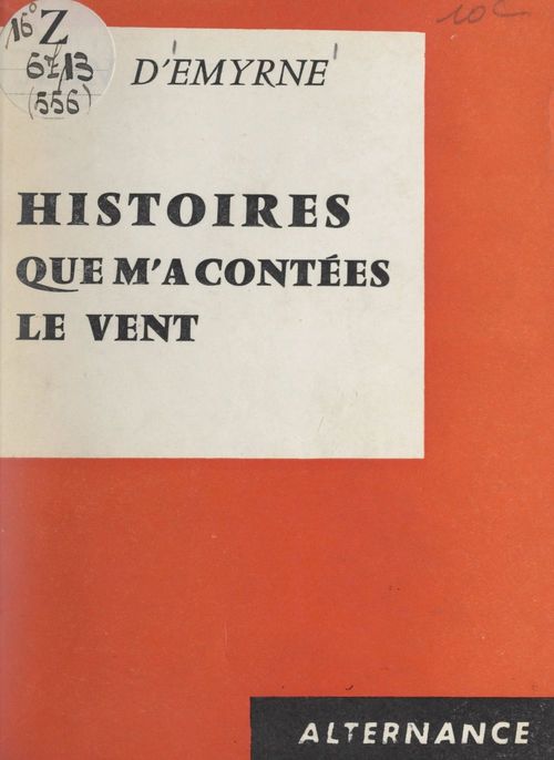 ebook cover of Histoires que m'a contées le vent, by Jean D'Emyrne