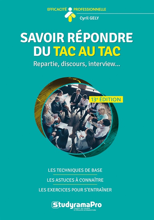 ebook cover of Savoir répondre du tac au tac, by Cyril Gély