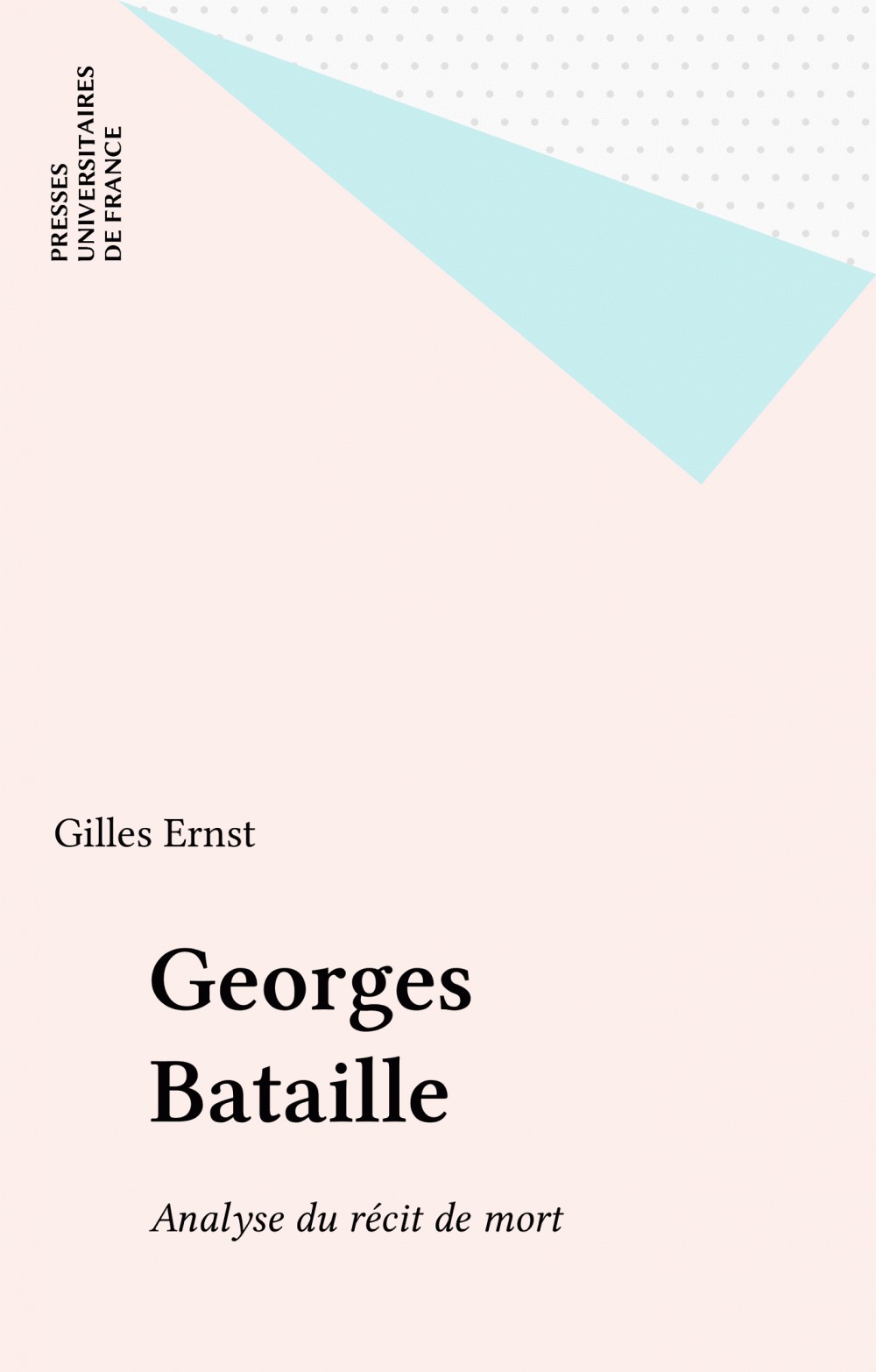 ebook cover of Georges Bataille, by Gilles Ernst