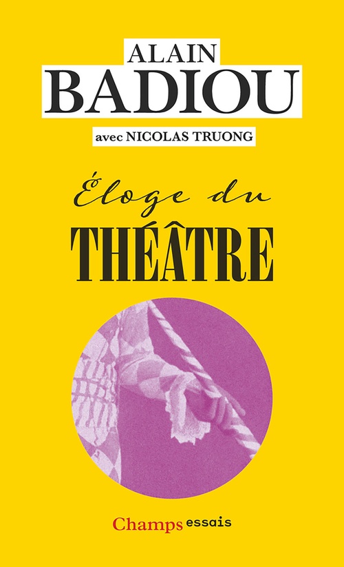 ebook cover of Éloge du théâtre, by Alain Badiou