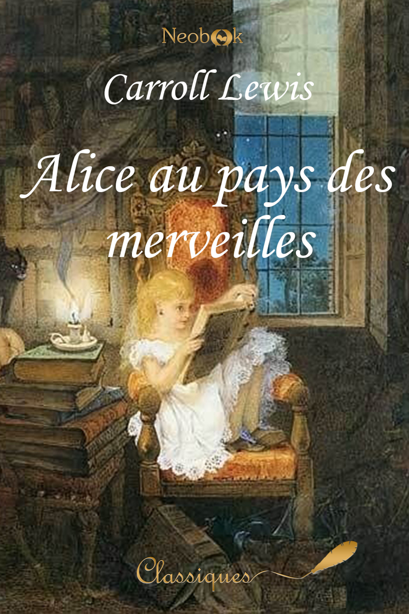 ebook cover of Alice au pays des merveilles, by Lewis Carroll