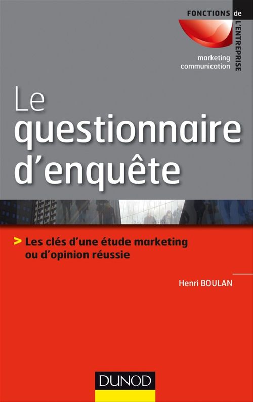 ebook cover of Le questionnaire d'enquête, by Henri Boulan