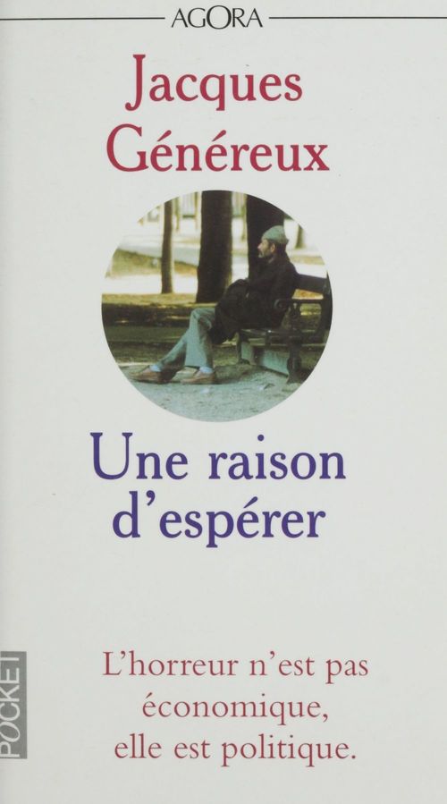 Couverture ebook de Une raison d'espérer, de Jacques Généreux