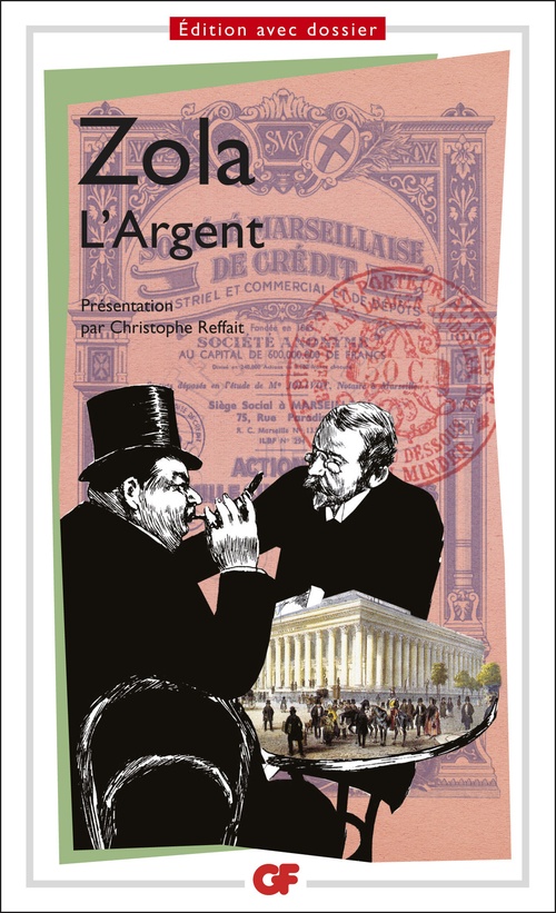 ebook cover of L'Argent, by Emile Zola