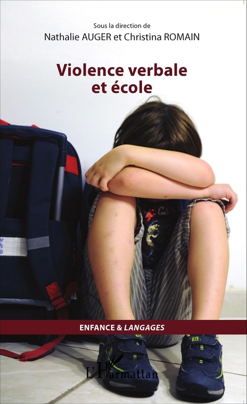 Couverture ebook de Violence verbale et école, de Nathalie Auger, Christina Romain