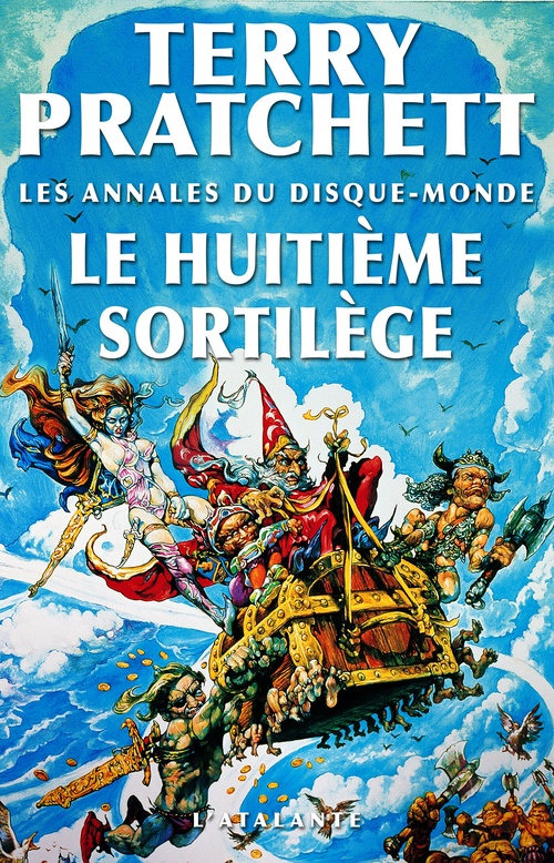 ebook cover of Le Huitième Sortilège, by Terry Pratchett