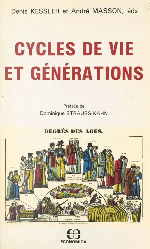 Couverture ebook de Cycles de vie et générations, de Denis Kessler