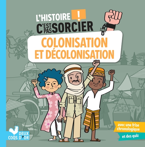 ebook cover of L'histoire C'est pas sorcier - Colonisation et décolonisation, by Frédéric Bosc, Patrick Morize