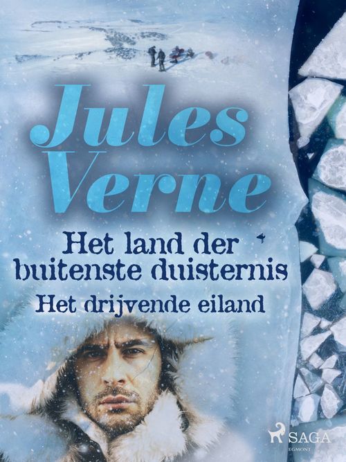 ebook cover of Het land der buitenste duisternis - Het drijvende eiland, by Jules Verne