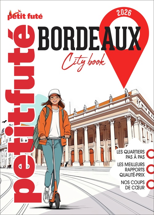 Couverture ebook de Guide Bordeaux 2026 Petit Futé, de Dominique Auzias, Jean-Paul Labourdette
